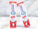 2 Kids Sensodyne pronamel toothpastes side by side with a marble background