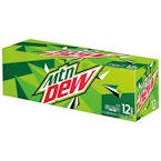 4 MTN Dew Soda 12-Packs