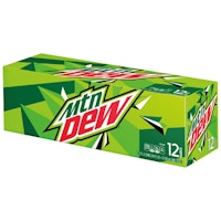 4 MTN Dew Soda 12-Packs