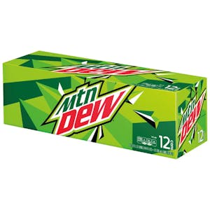 4 MTN Dew Soda 12-Packs