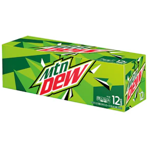 4 MTN Dew Soda 12-Packs