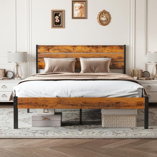 Queen Bed Frame with Headboard