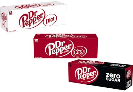 3 Dr Pepper 12-Packs