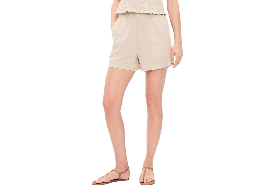 Old Navy Women's Linen-Blend Shorts