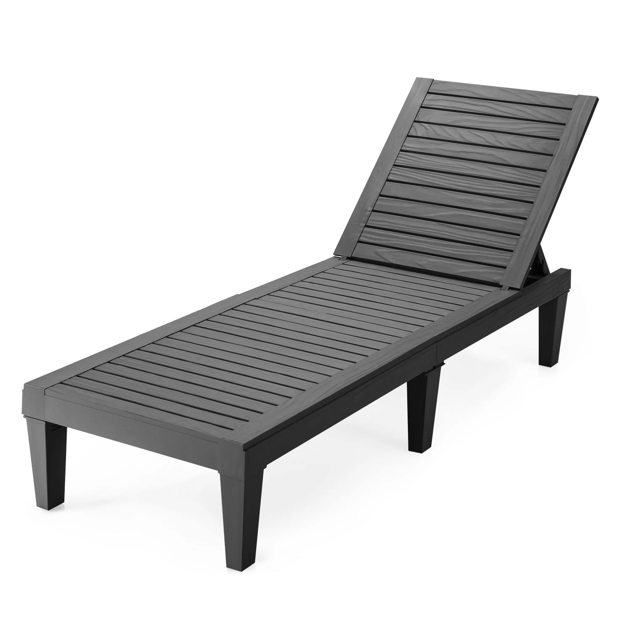 Outdoor Patio Chaise Lounge Chair