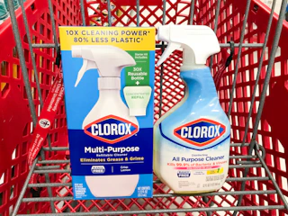 two clorox products in target cart