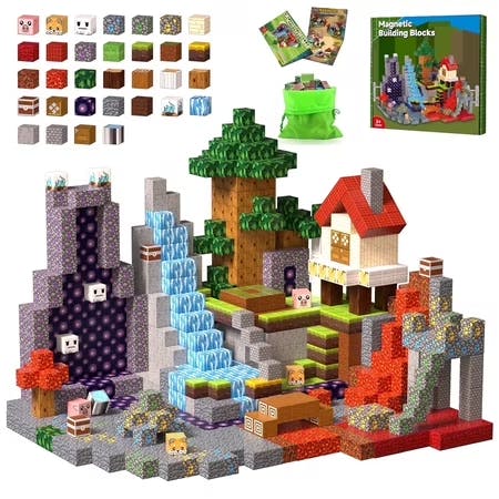 Magnetic Blocks Building Set