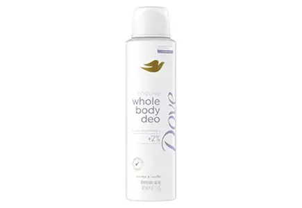4 Dove Whole Body Deodorant Sprays
