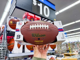 Bestselling Wilson NFL Prestige Football, Now $10 at Walmart (50% Off) card image