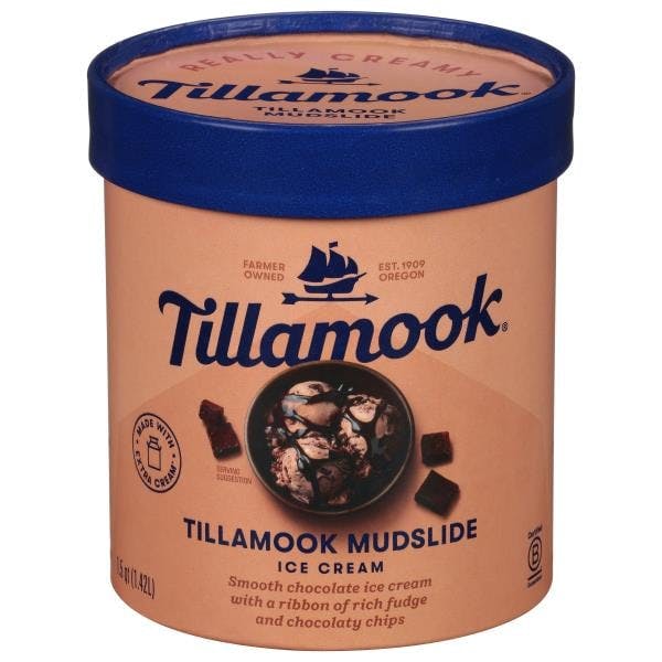 2 Tillamook Ice Cream Tubs