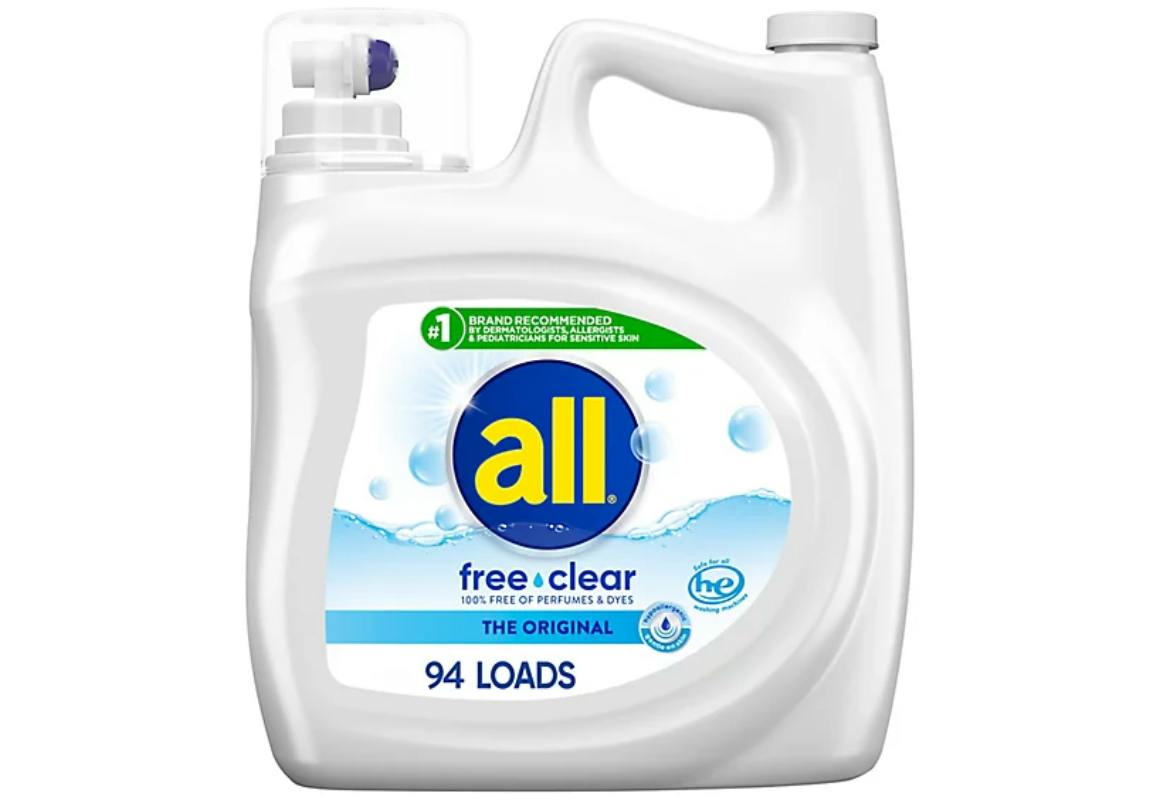 2 all® free clear Laundry Detergents