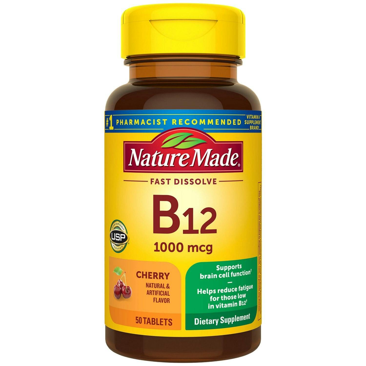 2 Nature Made Vitamin B12 Bottles