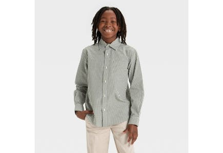 Cat & Jack Kids' Dress Shirt