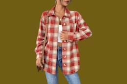 Flannel Shacket, Just $19.99 on Amazon  card image