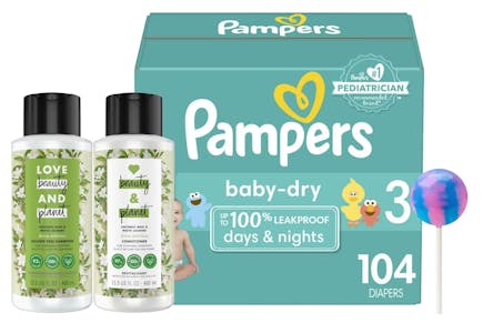 Diapers and Hair Care Bundle