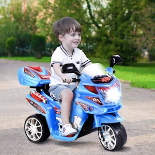 tanga 3 Wheel Kids Ride On 6V Battery Powered Motorcycle stock lifestyle image 2021