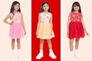 3 kids character tulle dresses: Minnie Mouse, Squishmallows & Hello Kitty