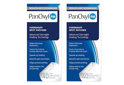 2 PanOxyl Spot Patches 40-Packs