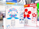 Two Brickcraft Sanrio Flower Vase Sets in stores at Walmart