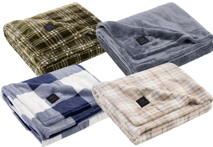 Cozy Heated Throw Blanket