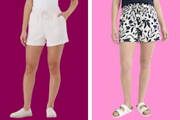Get Women's Linen Blend Shorts for $13 at Walmart card image