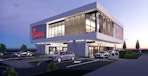 concept rendering of chick-fil-a drive-through restaurant