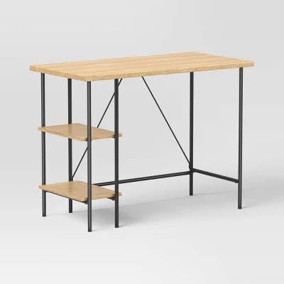 Room Essentials Wood and Metal Desk