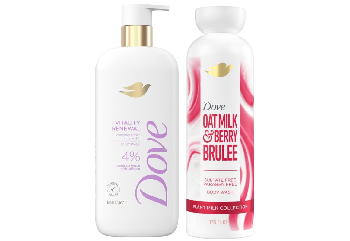 2 Dove Premium Body Washes