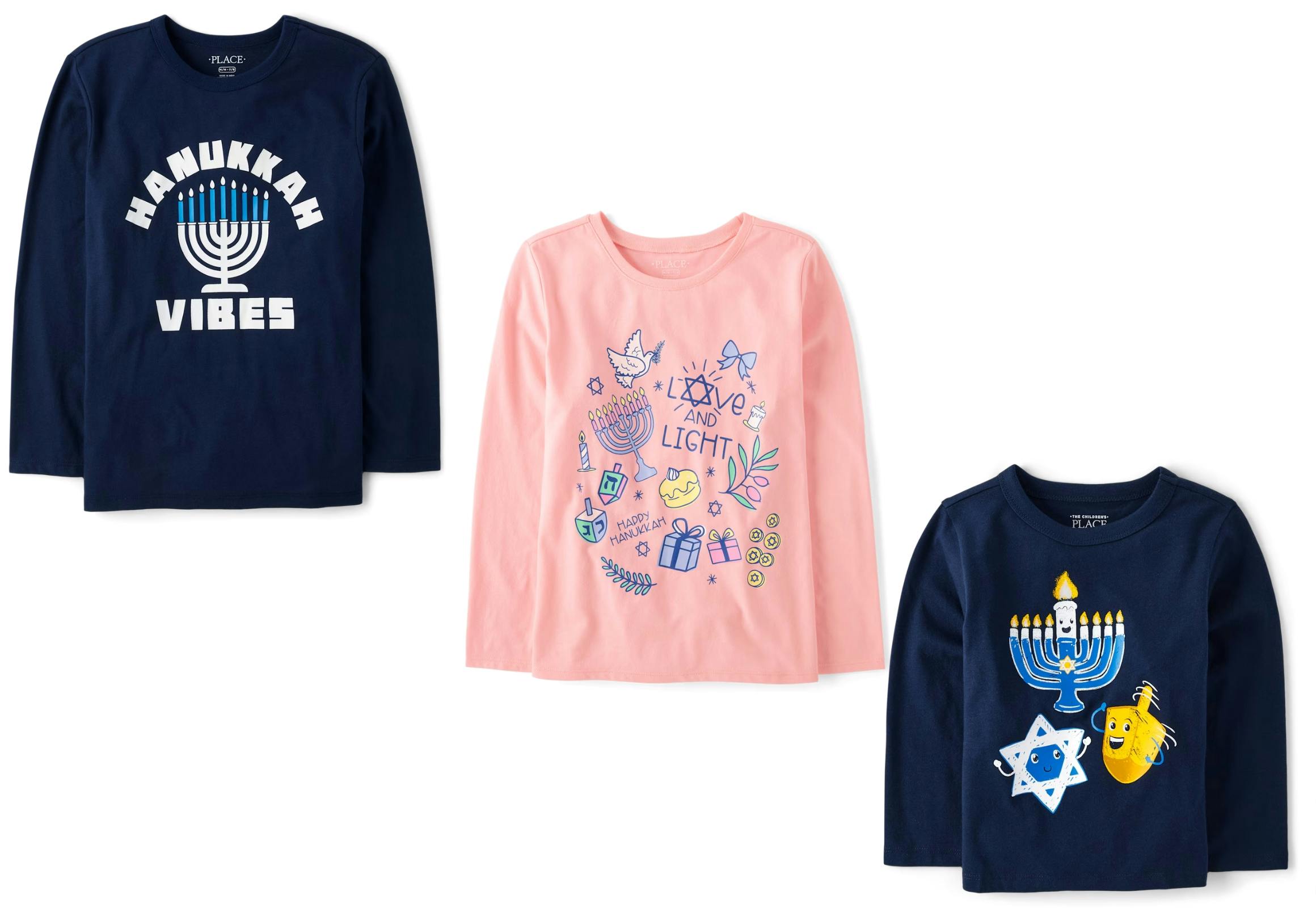 Hanukkah Kids' Graphic Shirts