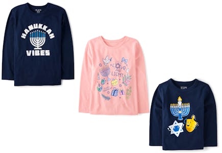 Hanukkah Kids' Graphic Shirts