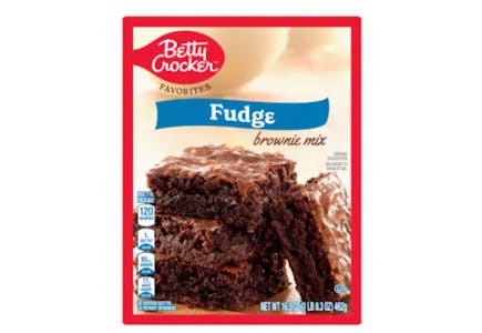 Betty Crocker Brownie Mix Box