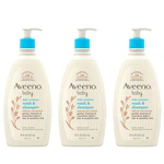 Aveeno Baby Body Wash & Shampoo 3-Pack