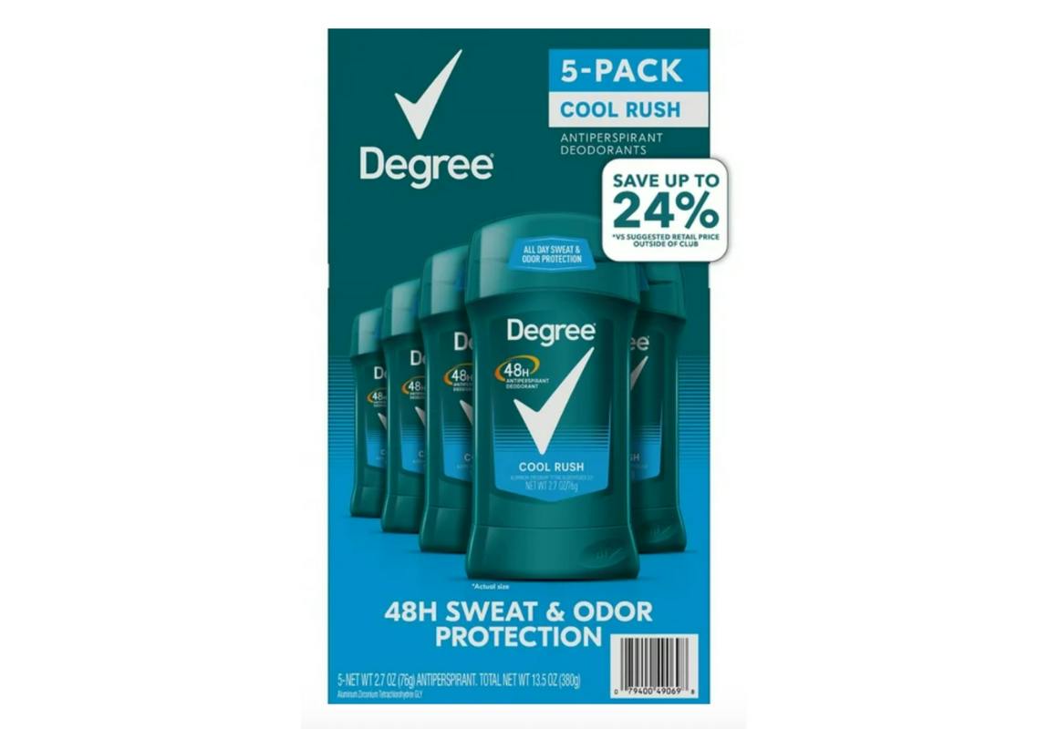 Degree Deodorant 5-Pack