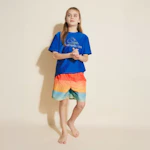 Quiksilver Kids Striped Swim Trunks