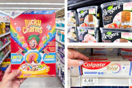 lucky charms, breyers, and colgate side by side publix bogo 9/3/26