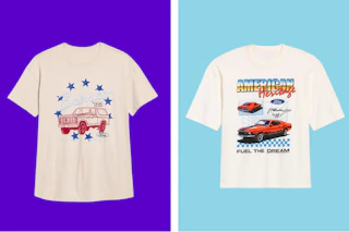 Old Navy Graphic t-shirts on KCL template
