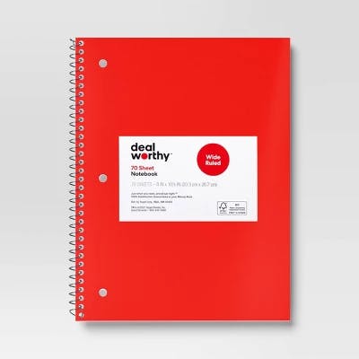 Dealworthy Spiral Notebook