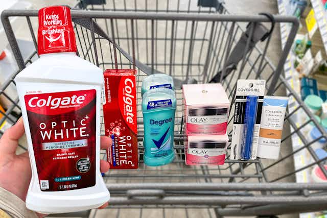 Free Walgreens Haul and $5 Moneymaker: Olay, Covergirl, Colgate, and More card image
