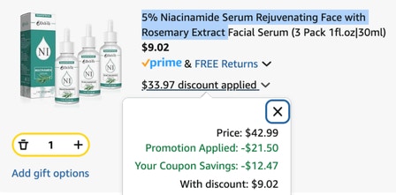 Retinol Cart