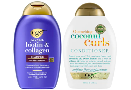 2 OGX Shampoos