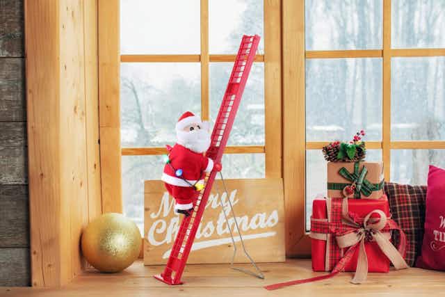 Mr. Christmas Tabletop Climber, Just $25.45 at HSN card image