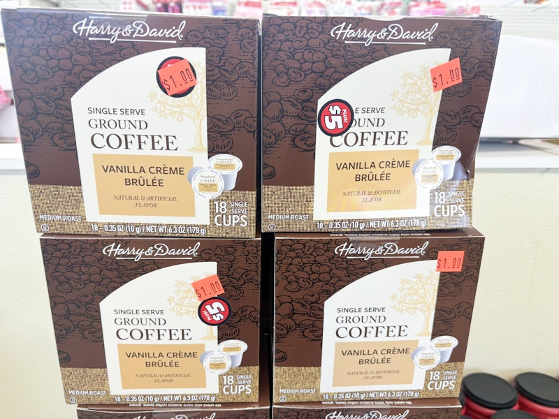 dollar tree harry and david coffee k-cups th