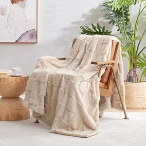Faux Fur Throw Blanket