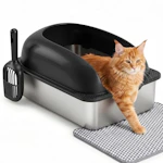 Stainless Steel Cat Litter Box