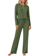 Ekouaer Women's Pajama Set