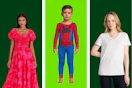 women and a child wearing walmart apparel