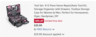 tool kit Amazon receipt