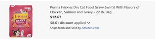 cat food Amazon receipt