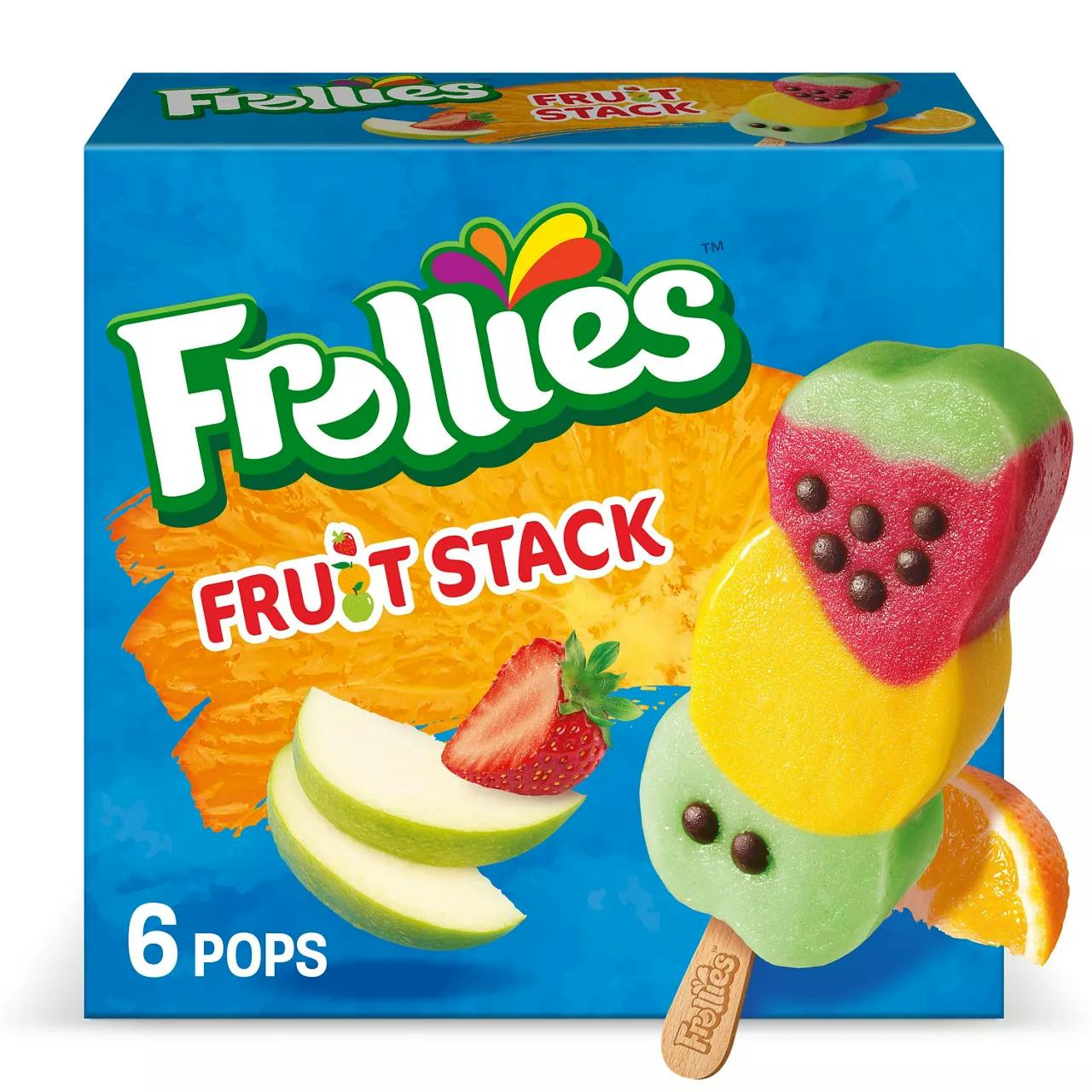 Frollies Fruit Stack Ice Pops