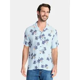 Bluey Men's Graphic Button-Up Shirt